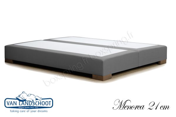 Sommier Boxspring fixe MENORCA - Van Landschoot